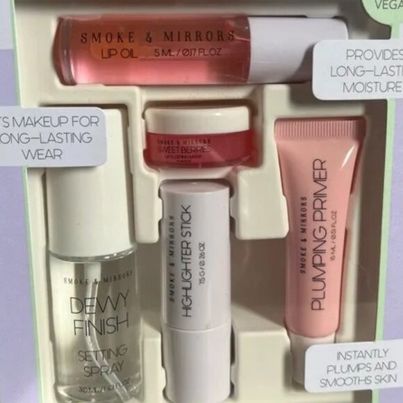 Total Hydration Kit-Lip Oil Setting Spray Highlighter Lip Mask Primer - Picture 4 of 5